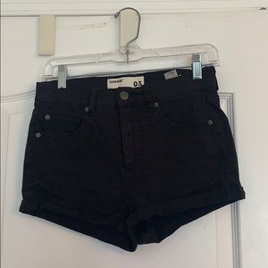 Garage Retro High Waist Black Jean Shorts ☆